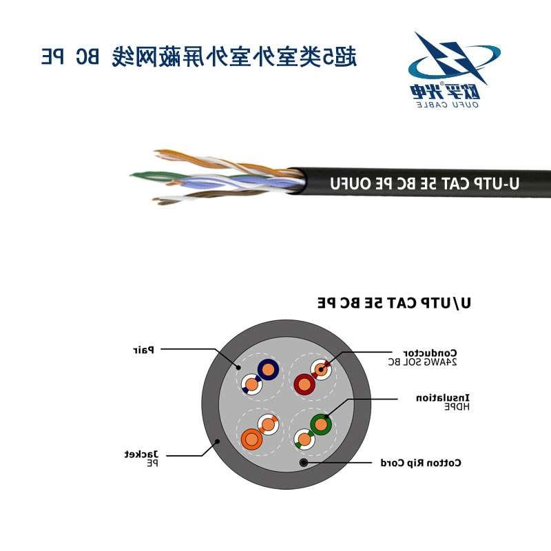 常德市U-UTP CAT 5E BC PE